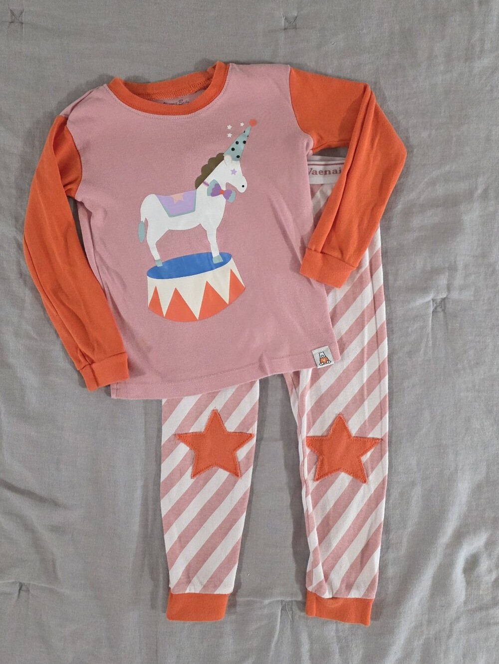 Vaenait Baby Toddler Girls Circus Horse Long Sleeve Pajama Set Size 3T